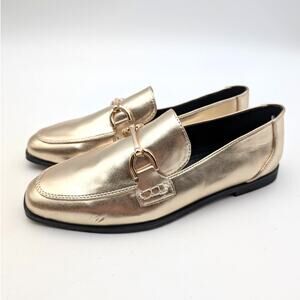 Rachel Rachel Roy Lori Bit Loafer Shoes Women's Metallic Gold Size US6.5M EU37